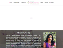 Tablet Screenshot of drgeetas.com